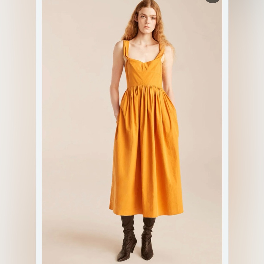 Rebecca Taylor Slub Sateen Dress